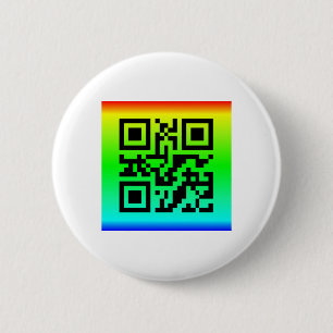 QR Code® Gezegde: SMILE Ronde Button 5,7 Cm