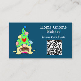QR Code Gnome Hometown Bakery Ocean Blue Visitekaartje