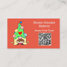 QR-code Gnome Hometown Bakery Oranje Visitekaartje