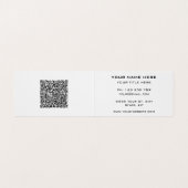 QR Code Gold Black Carte de visite professionnel (Intérieur déplié)