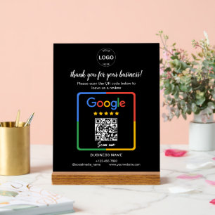 Qr Code Google Commentaires Logo d'entreprise