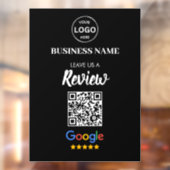 QR Code Google Reviewen Business Review Raamsticker (Vel 2)