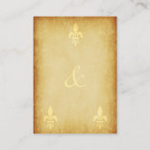 QR CODE  goudbruinkeizersnede de lis bruiloft Informatiekaartje (Achterkant)