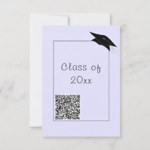 QR Code Graduation Invitation Vos couleurs et votr