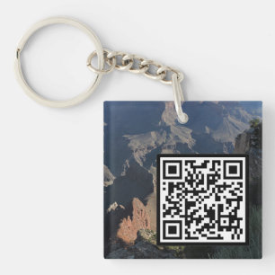 QR Code Grand Canyon Fotografie Sleutelhanger