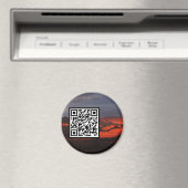  QR Code Grand Canyon Sunset Storm Magneet (Insitu (Vaatwasser))