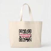 QR-code  Grote Tote Bag (Voorkant)