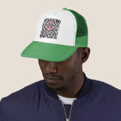 QR-code het varken Trucker Pet (In situ)