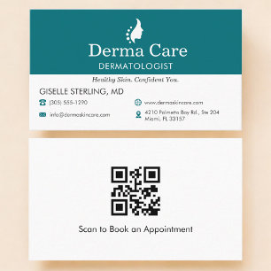 QR Code Huidverzorgingscentrum Dermatoloog Visitekaartje
