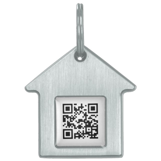 QR-code  Huisdieren Naamplaatje (Voorkant)