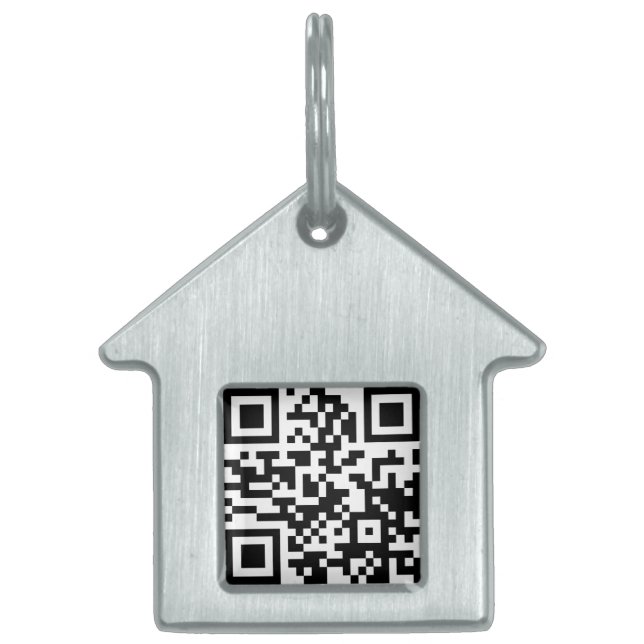 QR-CODE HUISDIEREN NAAMPLAATJE (Voorkant)