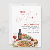 QR Code Italiaans Dat is Amore! Vrijgezellenfeest Kaart (Voorkant)