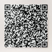 QR-code Je speciale persoonlijke cadeau Legpuzzel (Horizontaal)