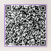 QR-code Je speciale verrassingsberichtweergave Legpuzzel (Horizontaal)