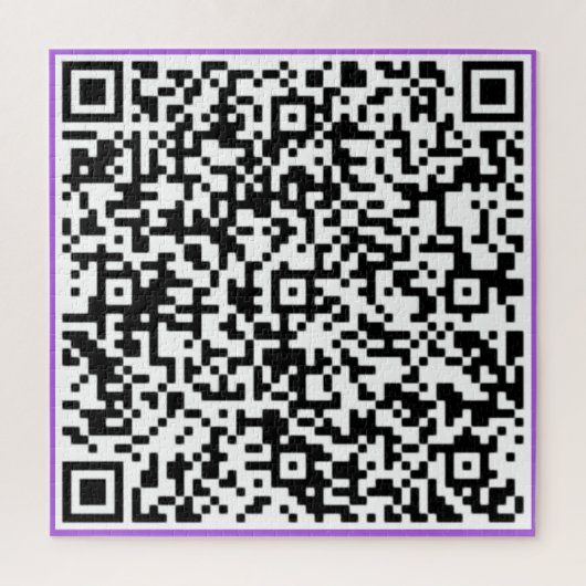 QR-code Je speciale verrassingsberichtweergave Legpuzzel (Verticaal)