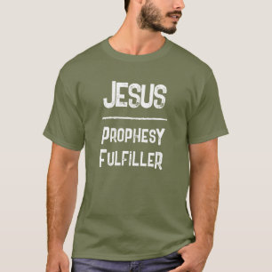 QR-code Jezus Profetie Vervuller Bijbel Christelij T-shirt