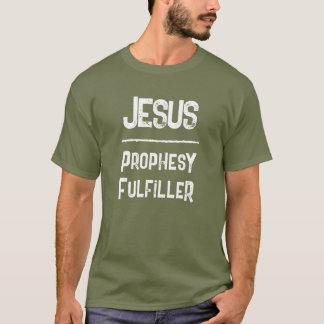 QR-code Jezus Profetie Vervuller Bijbel Christelij T-shirt