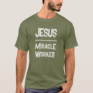 QR Code Jezus Wonderdoener Schriftuur Christelijk T-shirt