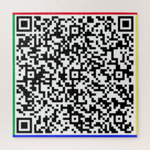 QR Code Jigsaw Puzzel Uw Verrassingsbericht Gift