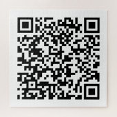 QR Code Jigsaw Puzzle - Ajouter votre adresse Web (Horizontal)