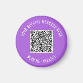 QR Code Jouw tekst Special Surprise Magnet Cadeft Magneet (Voorkant)