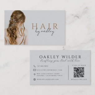 QR Code Kapper Foto Visitekaartje