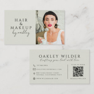 QR Code Kapper Foto Visitekaartje