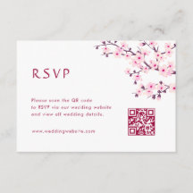 QR-code | Kersenbloesem RSVP