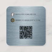 QR-code | Kledinglabel Prijs Hang Label (Achterkant)