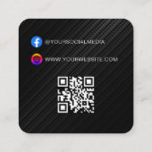 QR-code | Kledinglabel Prijs Hang Label (Achterkant)