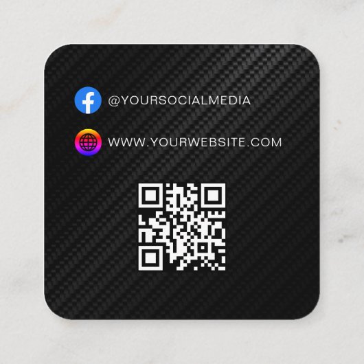 QR-code | Kledinglabel Prijs Hang Label (Achterkant)