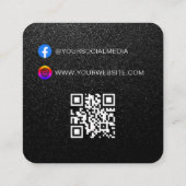 QR-code | Kledinglabel Prijs Hang Label (Achterkant)