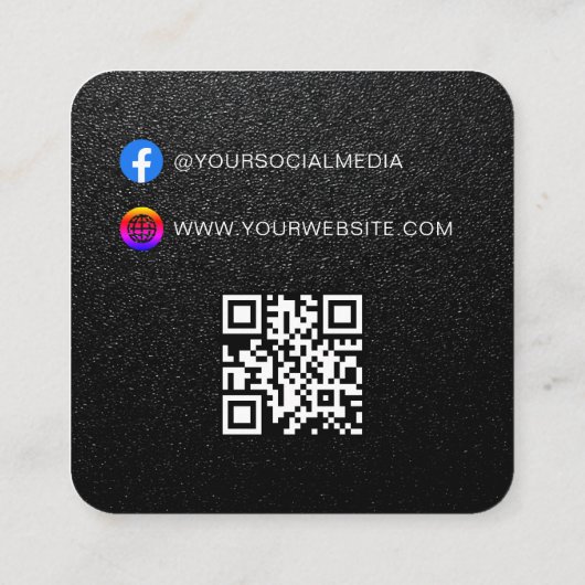 QR-code | Kledinglabel Prijs Hang Label (Achterkant)