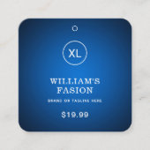 QR-code | Kledinglabel Prijs Hang Label (Voorkant)