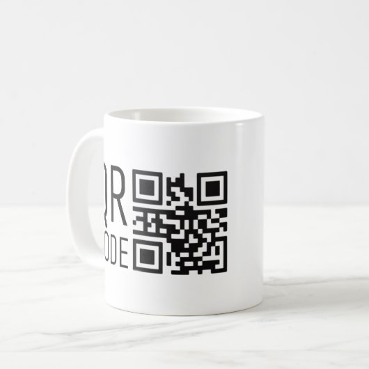 Qr-code Koffiemok (Voorkant links)