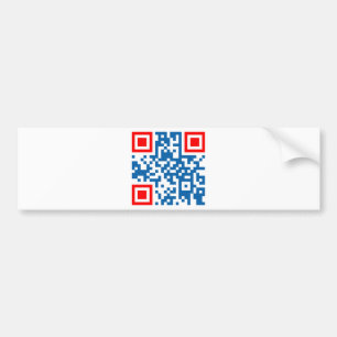 QR-code-Kroatië Bumpersticker