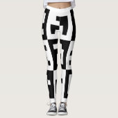 qr-code leggings (Voorkant)