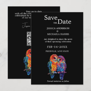 🌈 QR-code LGBTQ Eeuwige Eenheid bruiloft Save The Date