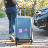 QR Code Lipgloss Nom commercial autocollant (Valise Insitu)