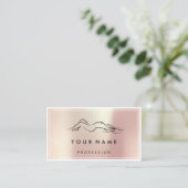 QR CODE Logo BMS Sculpting Massage Care Roos Visitekaartje (Staand voorkant)