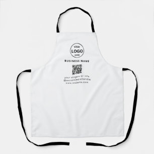 QR Code Logo Business Modern Eenvoudig Professione Schort