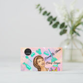 QR Code Logo Home Maid Cleaning Services Kantoor Visitekaartje (Staand voorkant)