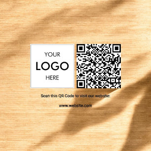 QR Code Logo Professional Rubber Stempel