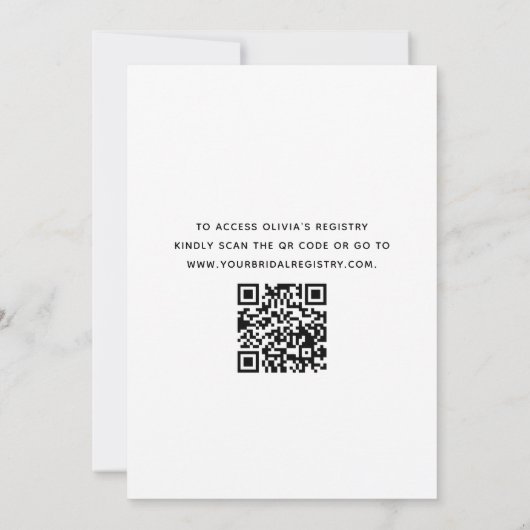 QR Code Main Squeeze Citrus Vrijgezellenfeest Kaart (Achterkant)