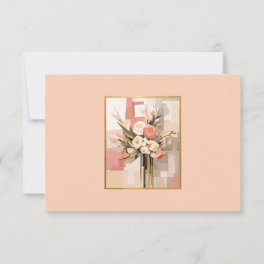 QR Code Mariage Site Web Détails Carte de boîtier (Dos)