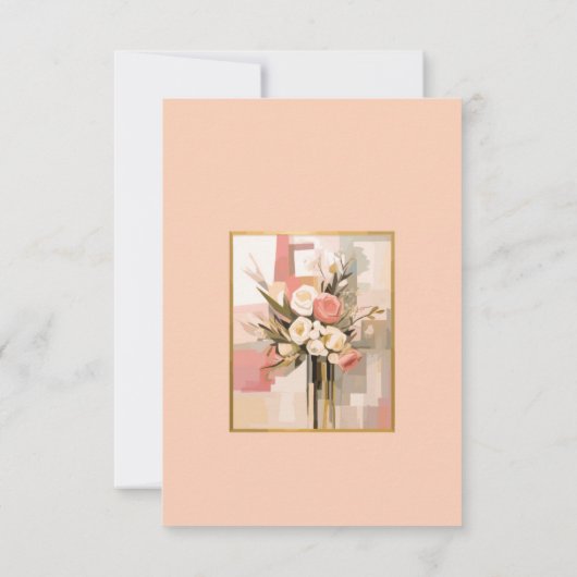 QR Code Mariage Site Web Détails Carte de boîtier (Dos)