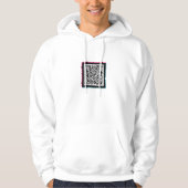 QR Code Message (een geweldige dag!) Hoodie (Voorkant)