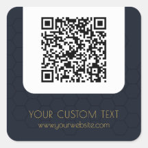 QR-code met blauwegant van de douanetekst