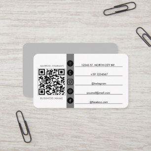 QR-code met ons verbinden Visitekaartje