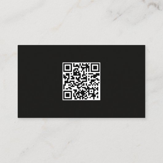 QR-code metaalgietersfabrikant Visitekaartje (Achterkant)